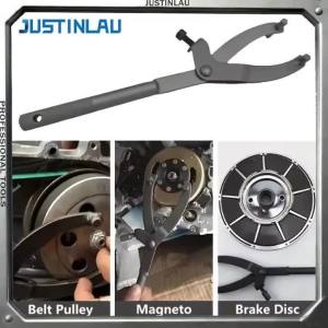 JUSTINLAU | JUSTINLAU 1PC Y-shaped Motorcycle Scooter Flywheel Wrench Caliper Clutch Disassembly and Fixing Tool Manual Installation Tool
