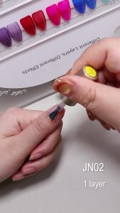 Sơn Móng Tay Gel Màu Nude Thạch Born Pretty 83 Màu 10ml Màu Hổ Phách Mùa Thu Bán Trong Suốt Tẩy Được Bằng Dung Dịch Dùng Được Với Đèn UV/LED