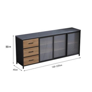 OUJUGEJIAJU | Industrial Iron Tall Cabinet for Storage