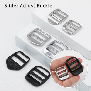 PICKIT DIY Rectangle Luggage Hardware Backpack Straps Buckle Backpack Accessories Slider Adjust Buckle Slider Loop