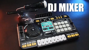 Kids  Bluetooth DJ Mixer Toy Electronic Keyboard Toy Playing Musical Instrument Microphone Music Toy Instrument Toy