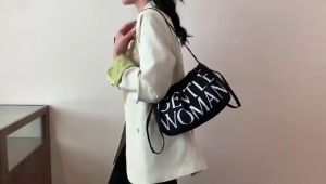 Tas GW Dumpling Sling Bag Serut Wanita Terbaru - Tas Bahu Stylish Pilihan Warna Menarik