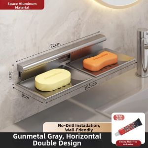 YIXUAN | Double Layer Drainable Bathroom Soap Dish Holder