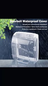 Calltou Switch Waterproof Cover 94X88 MM Size Door Bell Rain Cover for Outdoor/Bathroom/Kitchen DB-C1