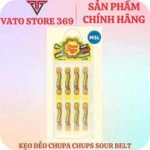 Kẹo dẻo vị chua CHUPA CHUPS hương trái cây hỗn hợp sour belt dây 7g