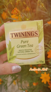 ชาเขียว Twinings Tea ชา ทไวนิงส์ 1 กล่อง 50 ซอง Pure Green Tea Teaส่งตรงจากออสเตรเลีย