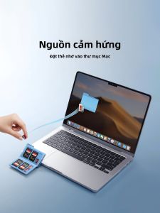 Ulanzi | Đọc Thẻ SD/TF Tốc Độ Cao USB3.1 Hộp Lưu Trữ