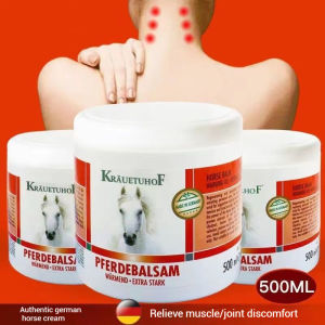 German Horse Chestnut Massage Gel - Muscle & Joint Relief Formula for Neck Shoulder & Back | Professional Pain Relief Cream