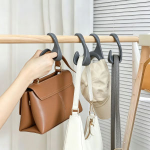 1-20pcs Widen Plastics Hanger Connection Hook Stackable Space Saving Storage Multifunctional Bag and Hat Hanging Rack