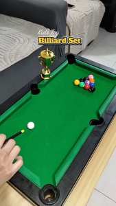 Mini Billiard Table Set For Kids Billiard Ball Snooker Pool Top Game Kids Play Sports Balls Sports