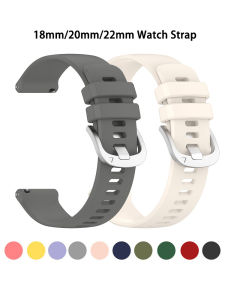 CRESTED | 18mm 20mm 22mm Watch Straps For Garmin Venu 3/3s/2/2s Silicone Watchbands Strap For Garmin Vivoactive 3/4/4s/Forerunner 245 Band