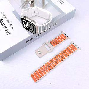 Dành cho Đồng hồ thông minh Smartwatch Series 10 42mm 46mm Dây đeo nam nữ Dây đeo silicon hai tông màu 44mm 45mm 40mm 41mm 38mm lWatch Ultra 49mm Series 9 8 SE 7 6 5 4 3 2 1 Dây đeo cổ tay thay thế