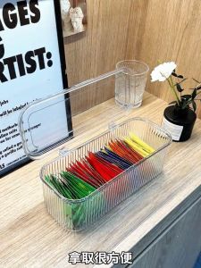 Tea Bag Organizer 3 in Coffee Container Storage Box Stackable Transparent Disposable Coffee Food Kitchen Freezer 茶包收纳盒多功能储物盒