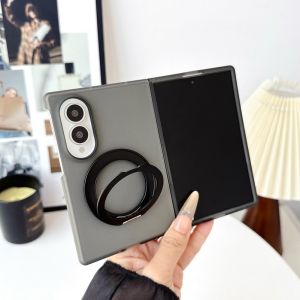 szhaiyu | Clear Metal rotating Magnet Adsorption Case For Magsafe With Shockproof For Samsung Galaxy Z Fold 8 Ultra Z Fold 8 7 6 5 Cover