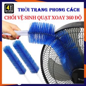 Bàn Chải Vệ Sinh Quạt Uốn Công 360 Độ - Chổi Quét Bụi Làm Sạch Mọi Ngóc Nghách Của Khe Cửa Đa Năng - Chổi Phủi Bụi Màn Hình Quần Áo Lau Ghế Ô Tô Tiện Lợi  Chổi Lông Gà  Chổi Phất Trần