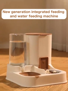 [Local Delivery] IMMCUTE  Pet Automatic Feeder 2.3L Large Capacity Food & Water 2 in 1 Style Pet Supplies Food Bowl 自动喂食器