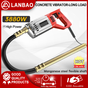 3880W Heavy Duty Portable Concrete Vibrator 220V 50Hz Electric Cement Soil Mixer High Quality Handheld Electric Concrete Vibrator Portable Cement / Mortar Vibrator
