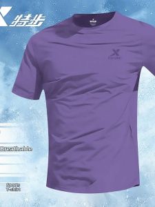 XTEP | Breathable Quick-Drying Mens T-Shirt for Summer Exercise