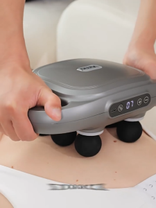 Massage Gun 6-Heads Professional Fascia Gun High Vibration Body Muscle Relaxation Handheld Muscle Relaxation Fascia Gun Gift Idea