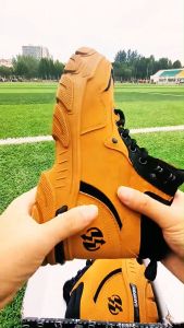 SOVOB ผู้ชายสบาย ๆ รองเท้าบูทวินเทจของอังกฤษรองเท้าทำงานแฟชั่นรองเท้าเดินป่ากลางแจ้ง