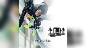 RockBros | Bicycle For MTB Road Cycling Bike Bell 100db Bicycle Handlebar Dual Bell Hammers Design For Bike Curved Handlebar horn Bike Bell