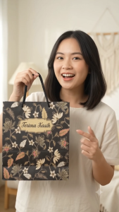 Batik PP Bag 10pcs Paper Bag Desain Batik Doorgift Weddings Goodies 27cm x 20cm x 10cm Untuk Pernikahan Dan Goodie Bag