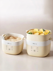 Bear | Automatic Power-off Reservation Timer Mini Steamer