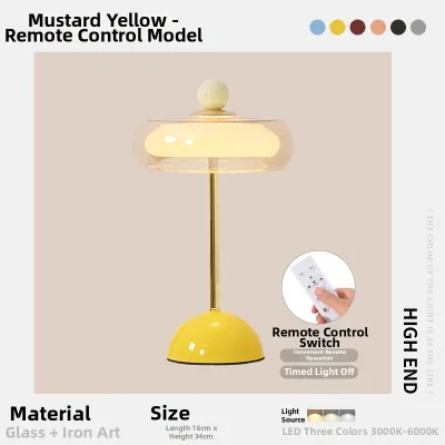 YOULIMEIJIA | Wireless Rechargeable Night Light Table Lamp