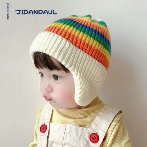 JIFANPAUL | Winter Warm Ear Protection Baby & Kids Knit Hat