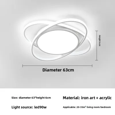 HONGJI | Remote Control Modern Simple LED Ceiling Light