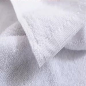 2pcs White Multifunctional Cleaning Wipe Hand Towel Pure Cotton Washcloth For Home Hotel Kitchen Scouring Pad Dish Cloth 30*30
