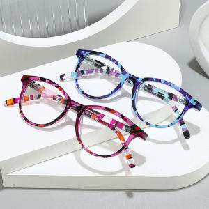 JN IMPRESSION แว่นตาอ่านหนังสือความละเอียดสูงแว่นตาอ่านหนังสือแสงสีฟ้าพิมพ์ลายน้ำหนักเบาพิเศษเข้ากับแว่นตากรอบสี่เหลี่ยมทุกชุดแบบใหม่