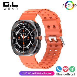 G.L Wear 2025 New Mens Smart Watch 1.52 Inch Bluetooth Talk Sports Fitness Pedometer Woman Smart Watch