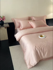 HAVN bed sheet set 4 in 1 bedding 65%tencel lyocell+35%cotton fiber (QUEENKING)quilt cover pillowcase soft cooling