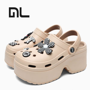 Womens Thick Bottom Sandals Summer Outdoor Wear 2025 New Heightening Platform Beach Head Cover Slippers Ladies Slippers