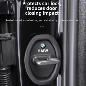 MONLEYTA | Silicone Car Door Lock Protector Pad Shock Absorbing Anti-Collision Sticker