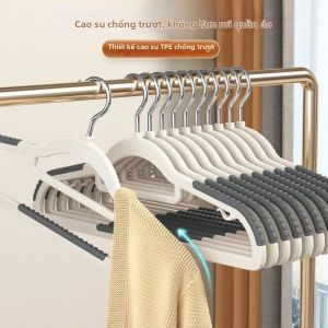 10 Chiếc Móc Treo Đa Năng Màu Trắng/Cam/Xám Chống Trơn Trượt Khô Và Ướt Móc Treo Đồ Gia Dụng Cho Quần Áo Phòng Ngủ Tủ Quần Áo Thiết Kế Đơn Giản Hiện Đại