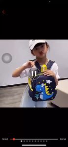 TB BAG #114 FASHION NYLON 8INCHES CARTOONS ADVENTURE DESIGN BACKPACK FOR KIDS