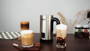 Máy tạo bọt sữa Nóng và Lạnh 4 trong 1 thương hiệu Mỹ cao cấp HiBREW M3A - Công suất 500W