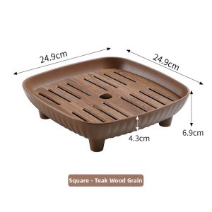 MOLORE | Anti-Slip Water Storage Double Layer Tea Tray