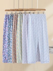 ฤดูร้อน บาง ผ้าฝ้าย แอร์ กางเกง ผู้หญิง หลวม บ้าน กางเกง บริสุทธิ์ ผ้าฝ้าย ยาว กางเกงขายาว ฤดูใบไม้ผลิ ฤดูใบไม้ร่วง สบาย ชุดนอน