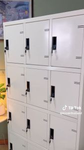 [จัดส่งพร้อมติดตั้งฟรี] KOL ตู้ล็อคเกอร์ 12 ประตู พร้อมกุญแจ2 ดอก ต่อช่อง