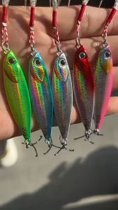20G Metal Jig Lure Long Cast Rapid Sinking Fishing Bait Ready Stock