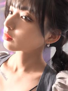 AURORA 925 Silver Shiny Zircon Hoop Earrings Temperament Circle Ear Rings Jewelry EH687