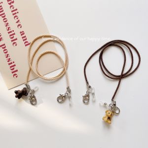 สร้อยคอหน้ากากอนามัยสัตว์น่ารัก สายยางยืด สีฤดูใบไม้ร่วงและฤดูหนาว โซ่แว่นกันหาย โซ่หนังสือ โซ่เครื่องประดับแฟชั่น