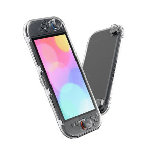 IINE One-piece Portable PC Storage Case for Switch 2 Full Protection Dustproof Splashproof Transparent Case for Switch 2 Console