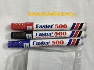 Faster 500 Whiteboard Marker Red Black Blue