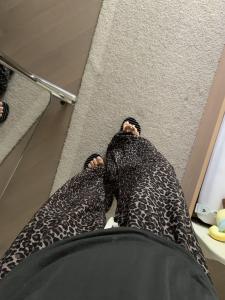 Adorable Loose Thin Casual Pants Leopard Print Walking Pants Comfortable Commuting Wide Leg Pants Cool down Pants for Women