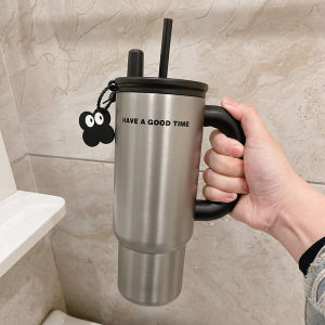 Cốc Nước Cách Nhiệt Ice King Cỡ Lớn Có Tay Cầm Cốc Nước Văn Phòng Có Ống Hút Dành Cho Nữ Cốc Nước Bằng Thép Không Gỉ 316 Dung Tích 700ml