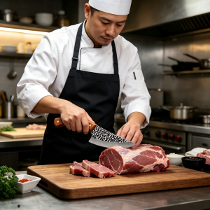 High Quality Multi-Purpose Stainless Steel Boning Knife 5/7 inch Wooden Handle Kitchen Meat Fillet Knife Super Sharp Butcher Cleaver Kitchen Cutting knife